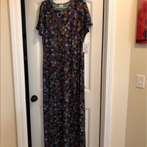 Maria maxi dress sweater material